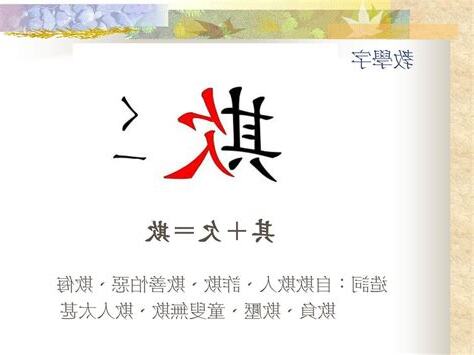 其 造詞
